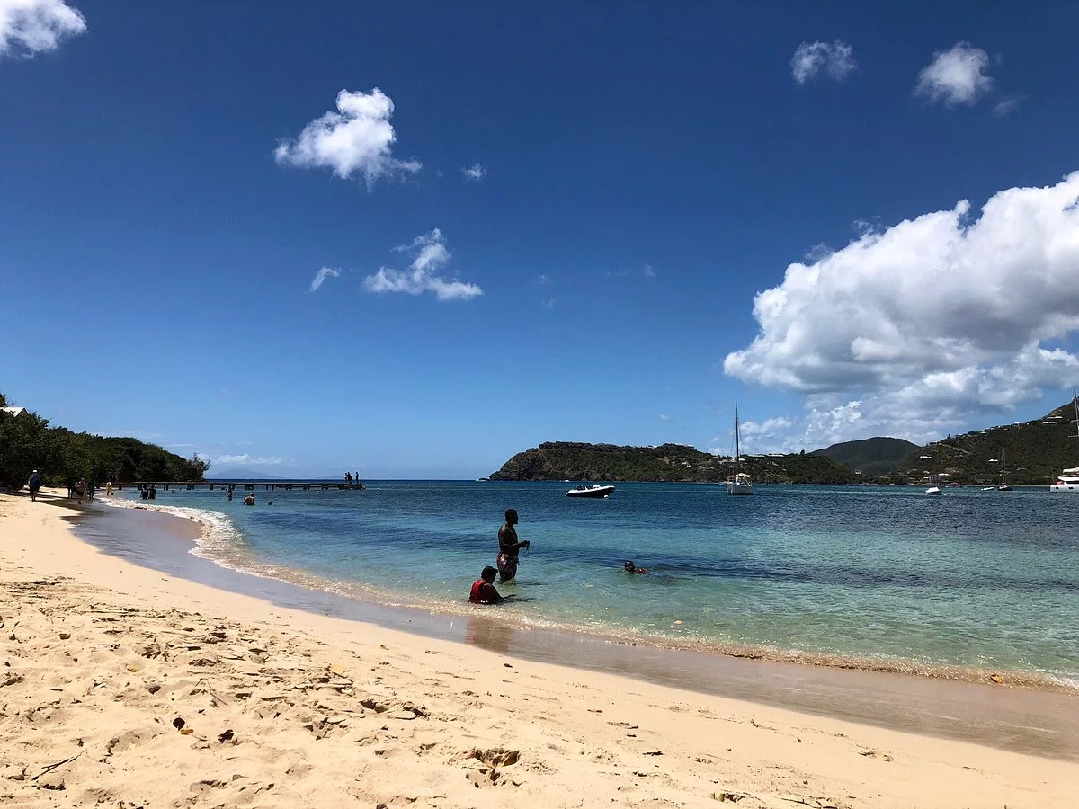 Antigua Pigeon Point Beach, on the far south of the island at the famous Nelson Dockyard. about me and this site
